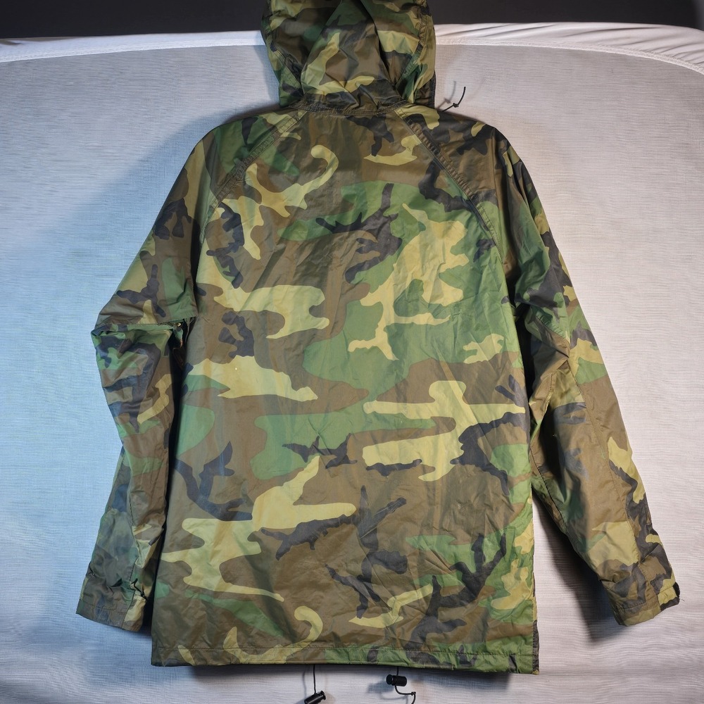 Vintage 1985 US Army ECWCS Gore-Tex Woodland Camo Parka Jacket Medium Made in... - Picture 2 of 16